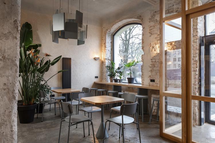 国外餐厅设计案例:一家具有氛围和意识形态的文艺咖啡馆